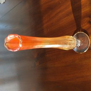 Vintage Carnival Glass Bud Vase